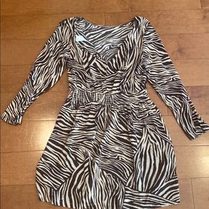 H&M animal mini skirt dress.